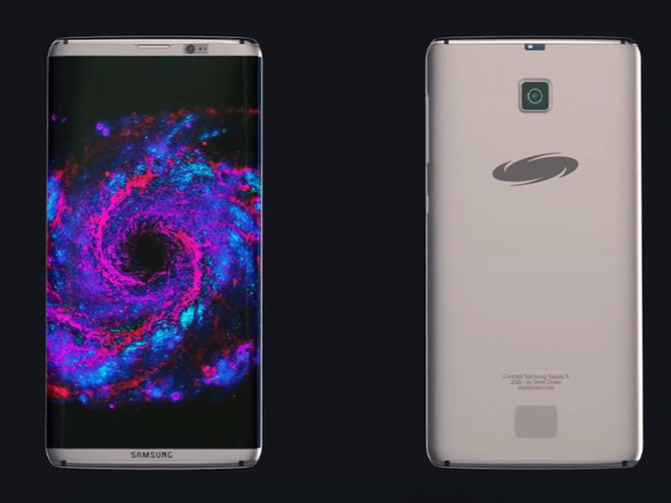 Дизайн смартфона Samsung Galaxy S8